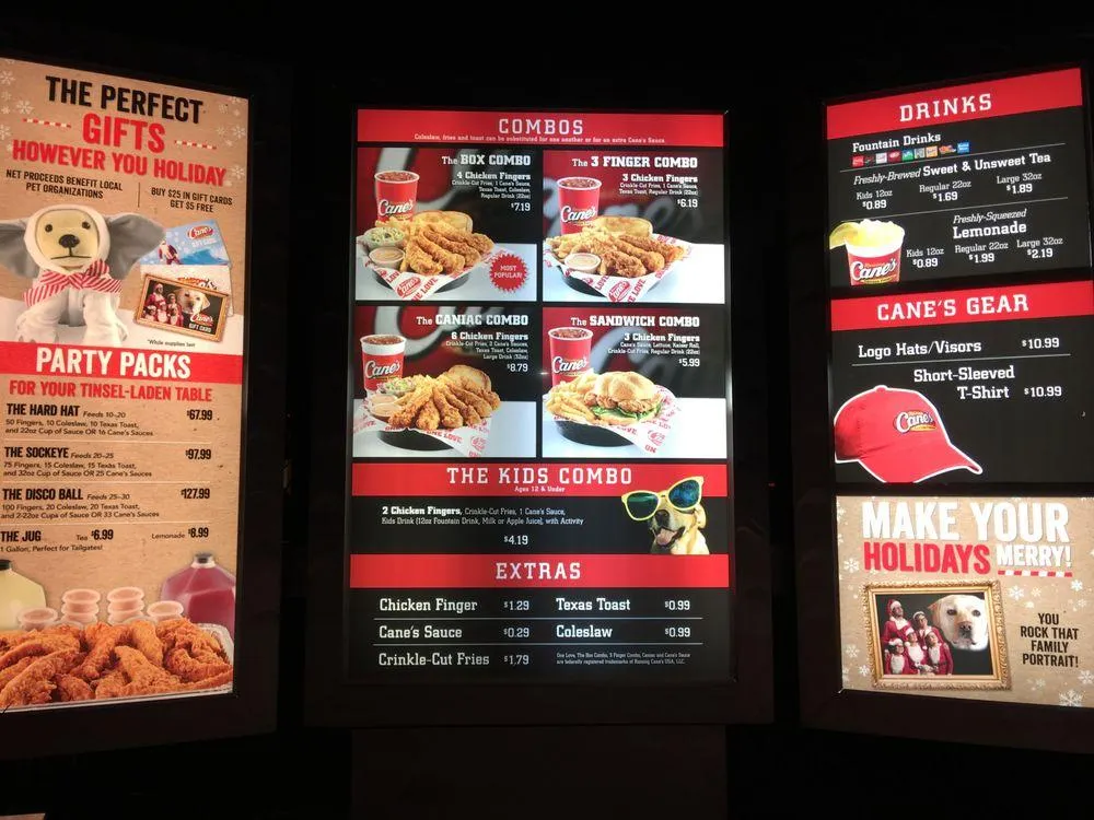 Raising-canes-menu-with-prices-2024